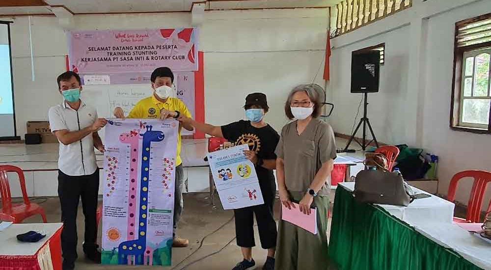 Dukung Gerakan Cegah Stunting, Sasa Gandeng Rotary Gelar Pelatihan Konselor