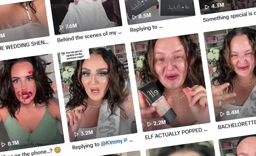 De-Influencing dan Solusi Menjaga Kesehatan Mental Tangkapan layar video-video di akun Tiktok Mikayla Nogueira, yang diikuti oleh 1,2 miliar tiktoker dari seluruh dunia