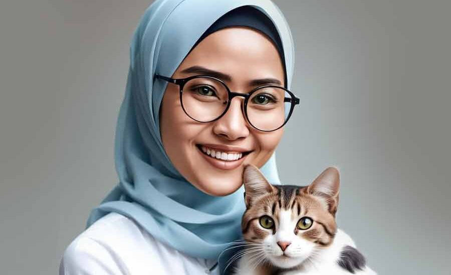 Gemes Sama Kucing Boleh Saja, Tapi Hal-hal ini Sangat Penting Diperhatikan Ilustrasi seorang wanita dan kucing peliharaannya