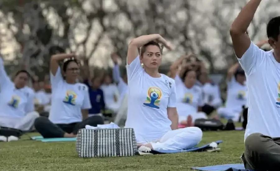 Yoga untuk Pemberdayaan Perempuan, SVCC dan ITDC Rayakan Hari Yoga Internasional di Nusa Dua