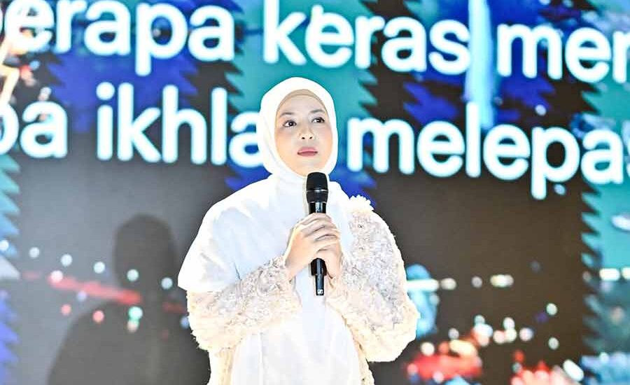 Instaperfect Hadirkan Kampanye Ramadan The Beauty of Infinite Progress untuk Perempuan Indonesia Natasha Rizky saat hadir dalam Kampanye The Beauty of Infinite Progress: Reflect, Reconnect, Rebloom di Bulan Ramadan