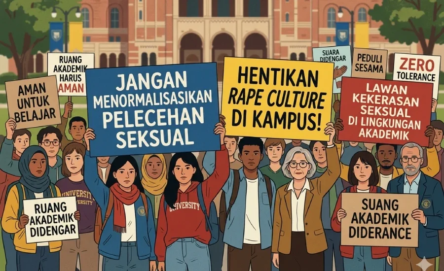 Rape Culture di Kampus Menguat: Dari Candaan Seksis hingga Kasus FHUI, Mengapa Kekerasan Terus Berulang?