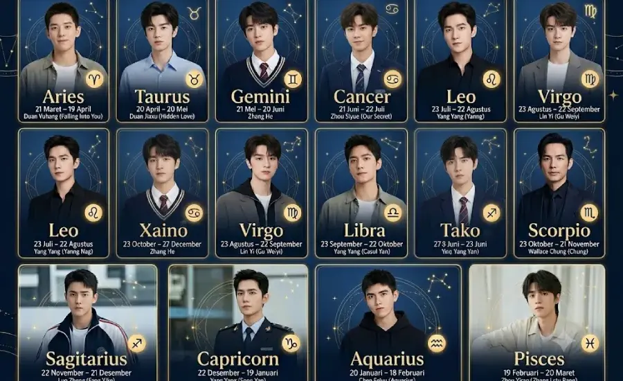 Karakter Pria dari Drama China yang Cocok Berdasarkan Zodiakmu!